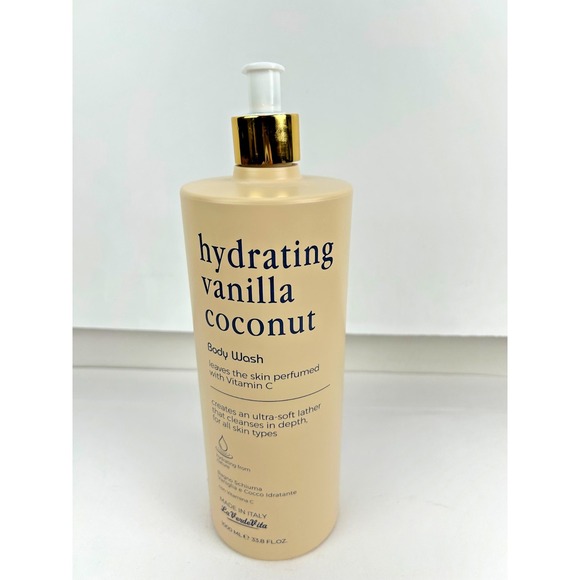 LA VERDE VITA Hydrating Vanilla Coconut Body Wash 33.81 fl. oz Made in Italy - Picture 1 of 2